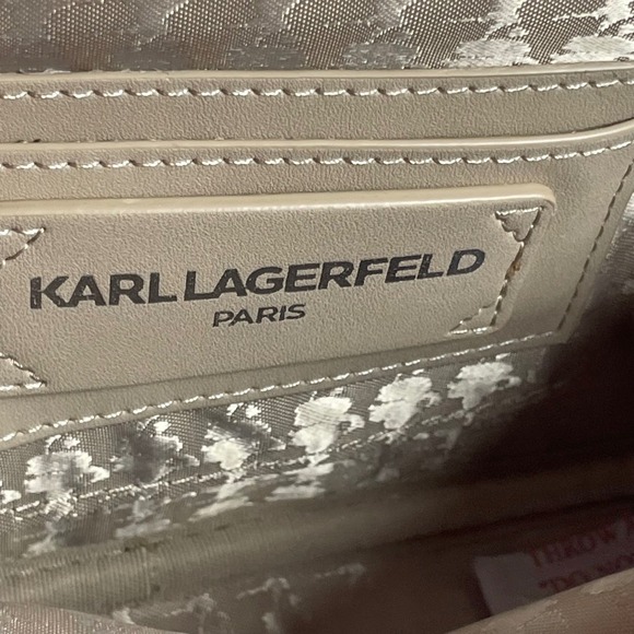 NEW Karl Lagerfeld Maybelle Pink Leather Camera Crossbody Bag Pouch Color Strap - Picture 12 of 17